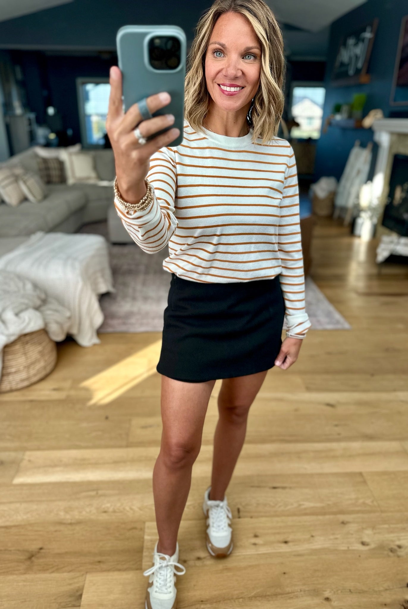 My Way Textured Skort-Glam-Anna Kaytes Boutique, Women's Fashion Boutique in Grinnell, Iowa