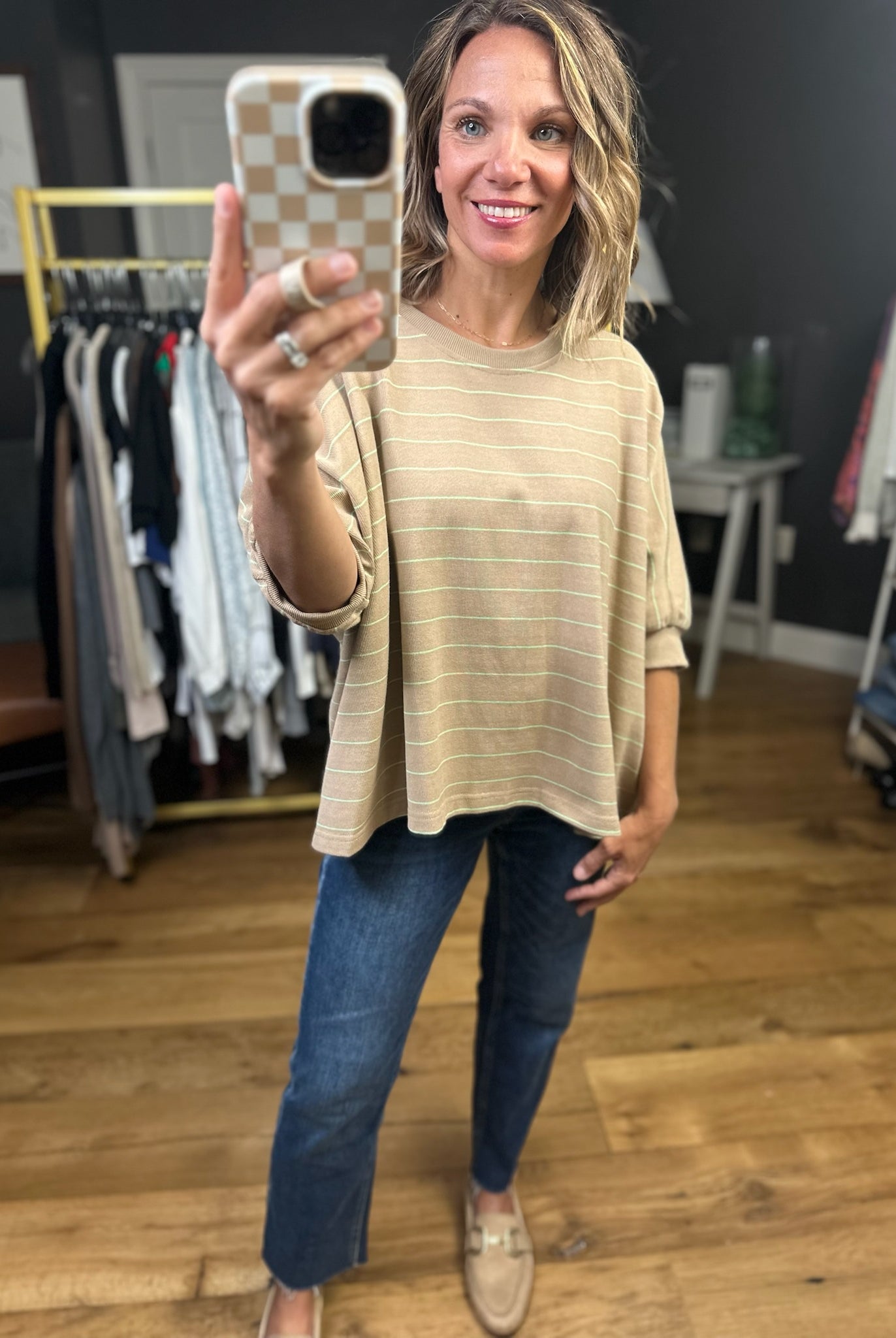 My Expression Striped Dolman Top - Multiple Options-Wishlist-Anna Kaytes Boutique, Women's Fashion Boutique in Grinnell, Iowa