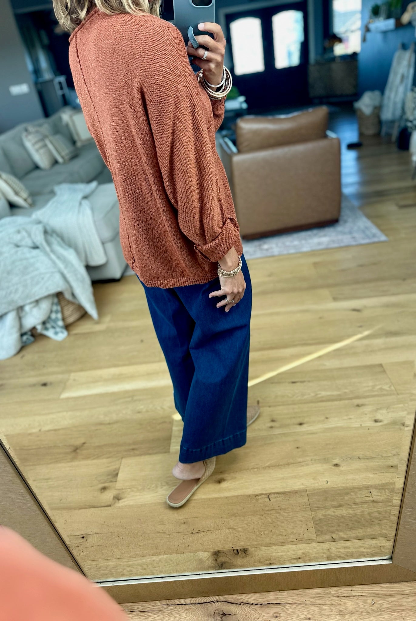 Blazing Trail Oversized Knit Top-Sweaters-By Together-Anna Kaytes Boutique, Women's Fashion Boutique in Grinnell, Iowa