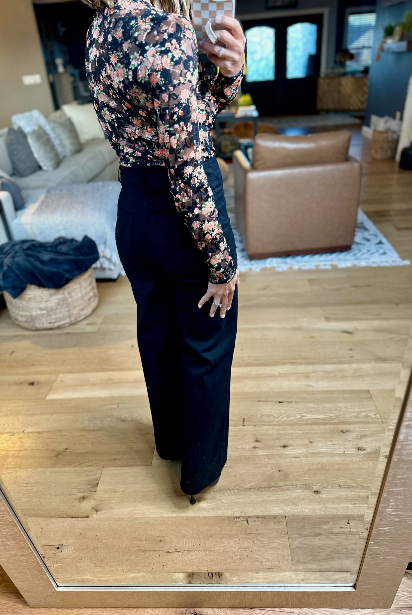 The Maude High-Rise Straight Pant-Glam-Anna Kaytes Boutique, Women's Fashion Boutique in Grinnell, Iowa
