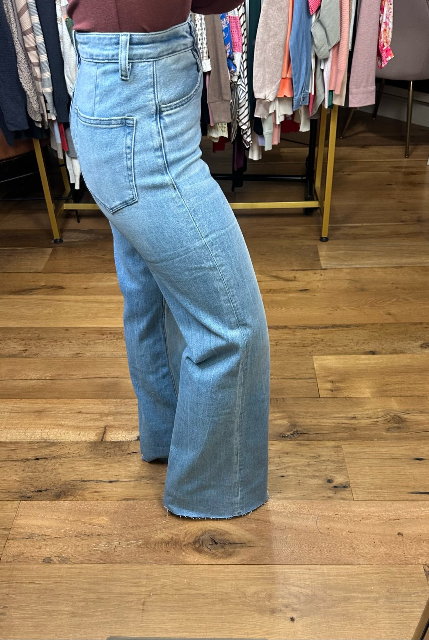 The Cecelia Super High-Rise Wide-Leg Denim-Jeans-Vervet V2680-Anna Kaytes Boutique, Women's Fashion Boutique in Grinnell, Iowa