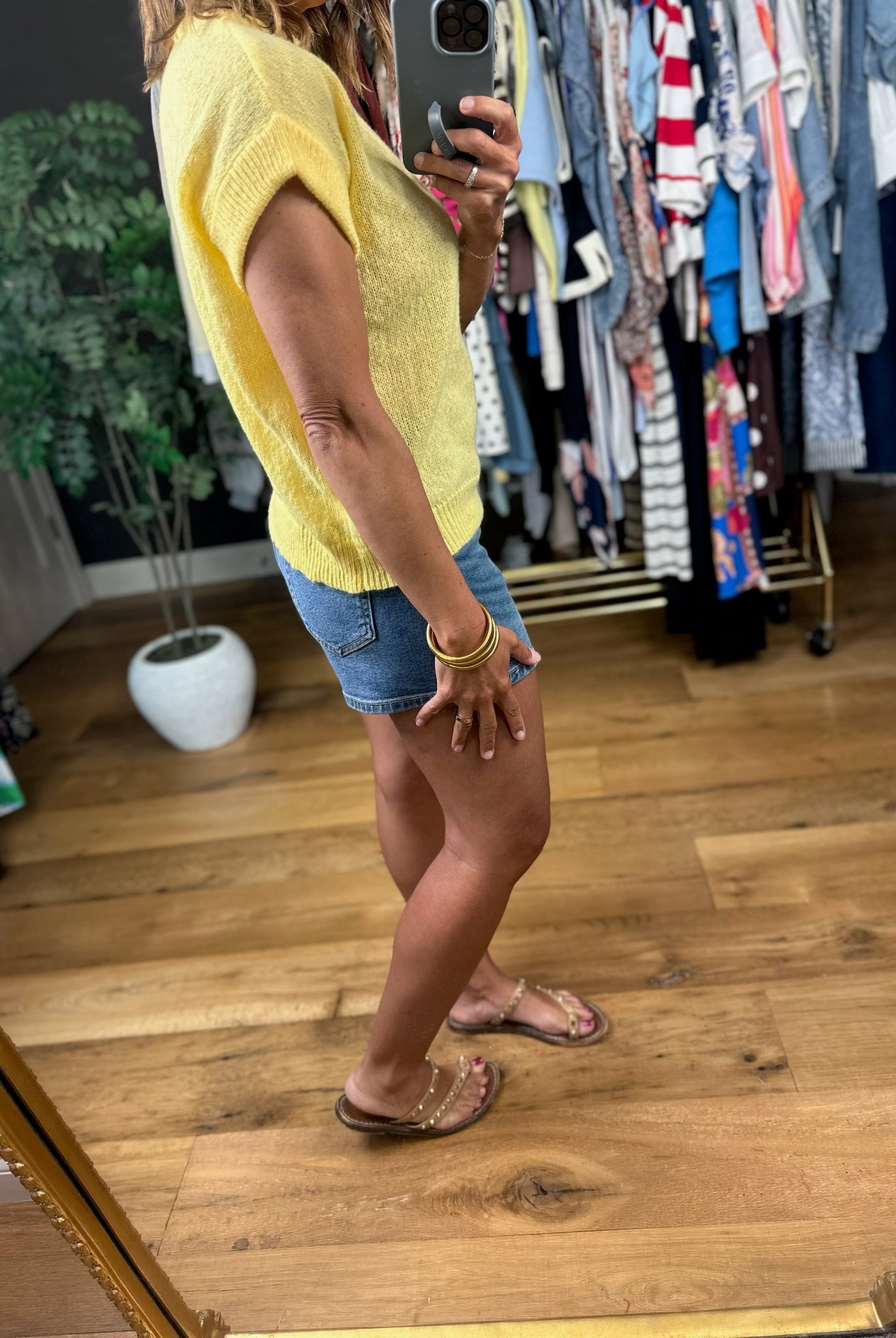 Source of Sunshine Knit Top-Sleeveless-Fate-Anna Kaytes Boutique, Women's Fashion Boutique in Grinnell, Iowa