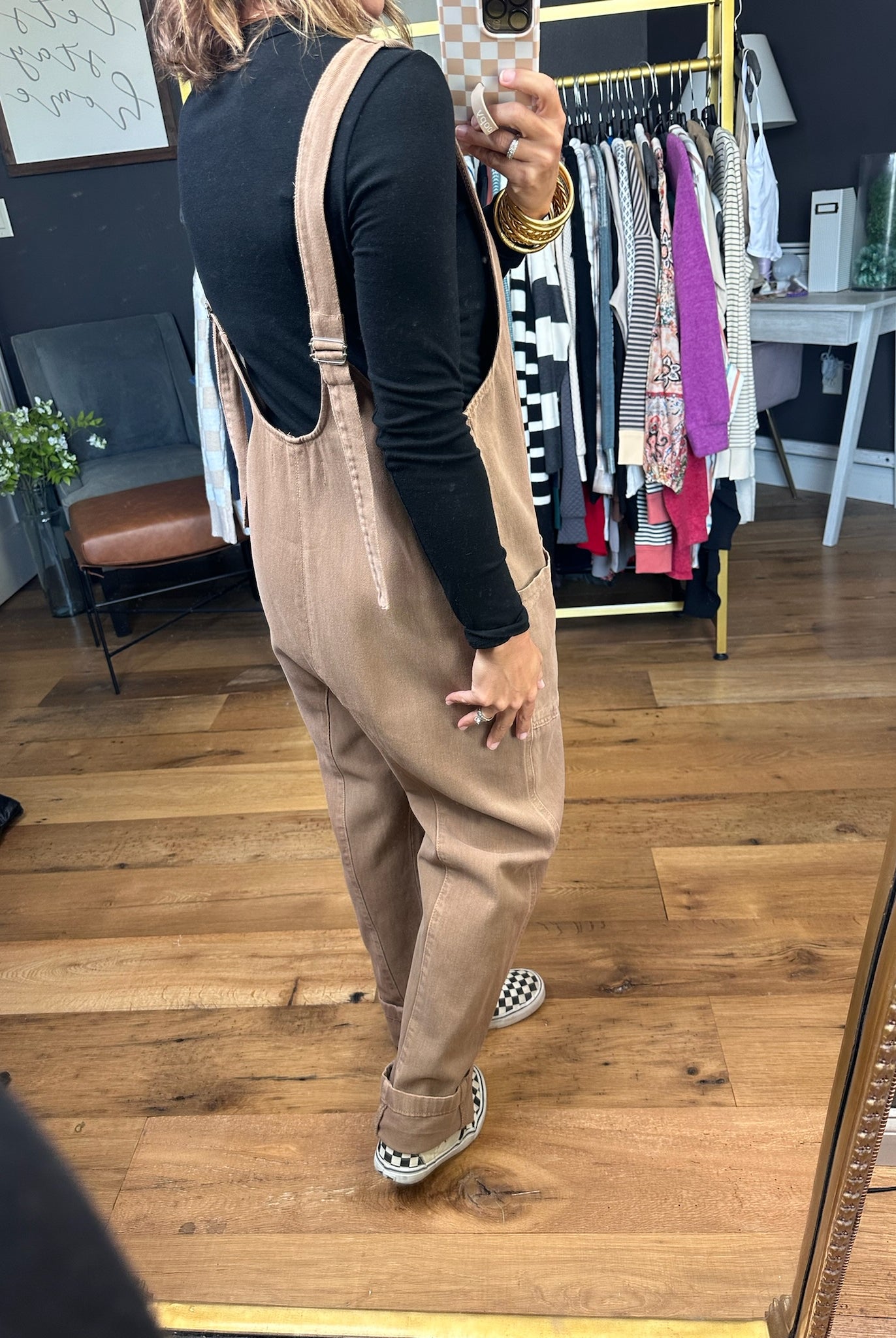 The Nina Pocket Jumpsuit - Mocha-Wishlist-Anna Kaytes Boutique, Women's Fashion Boutique in Grinnell, Iowa