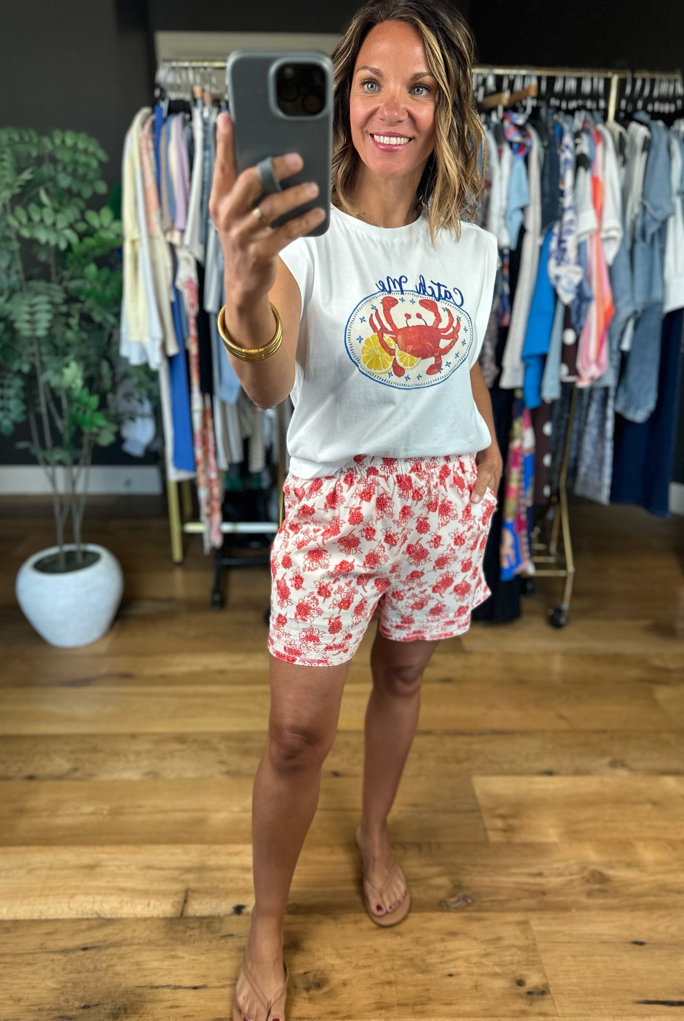 Set The Tone Floral Shorts-Shorts-Entro-Anna Kaytes Boutique, Women's Fashion Boutique in Grinnell, Iowa