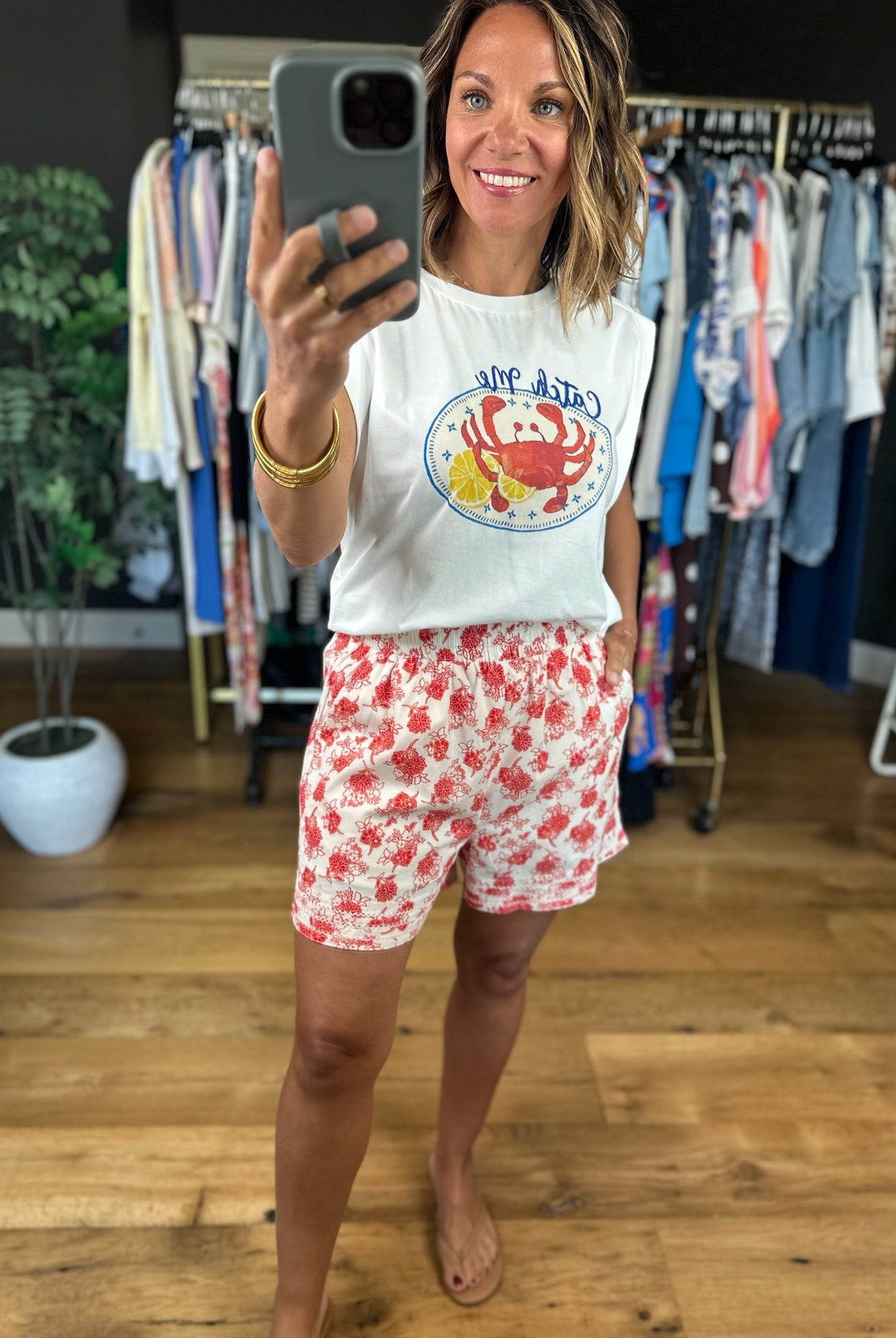 Set The Tone Floral Shorts-Shorts-Entro-Anna Kaytes Boutique, Women's Fashion Boutique in Grinnell, Iowa
