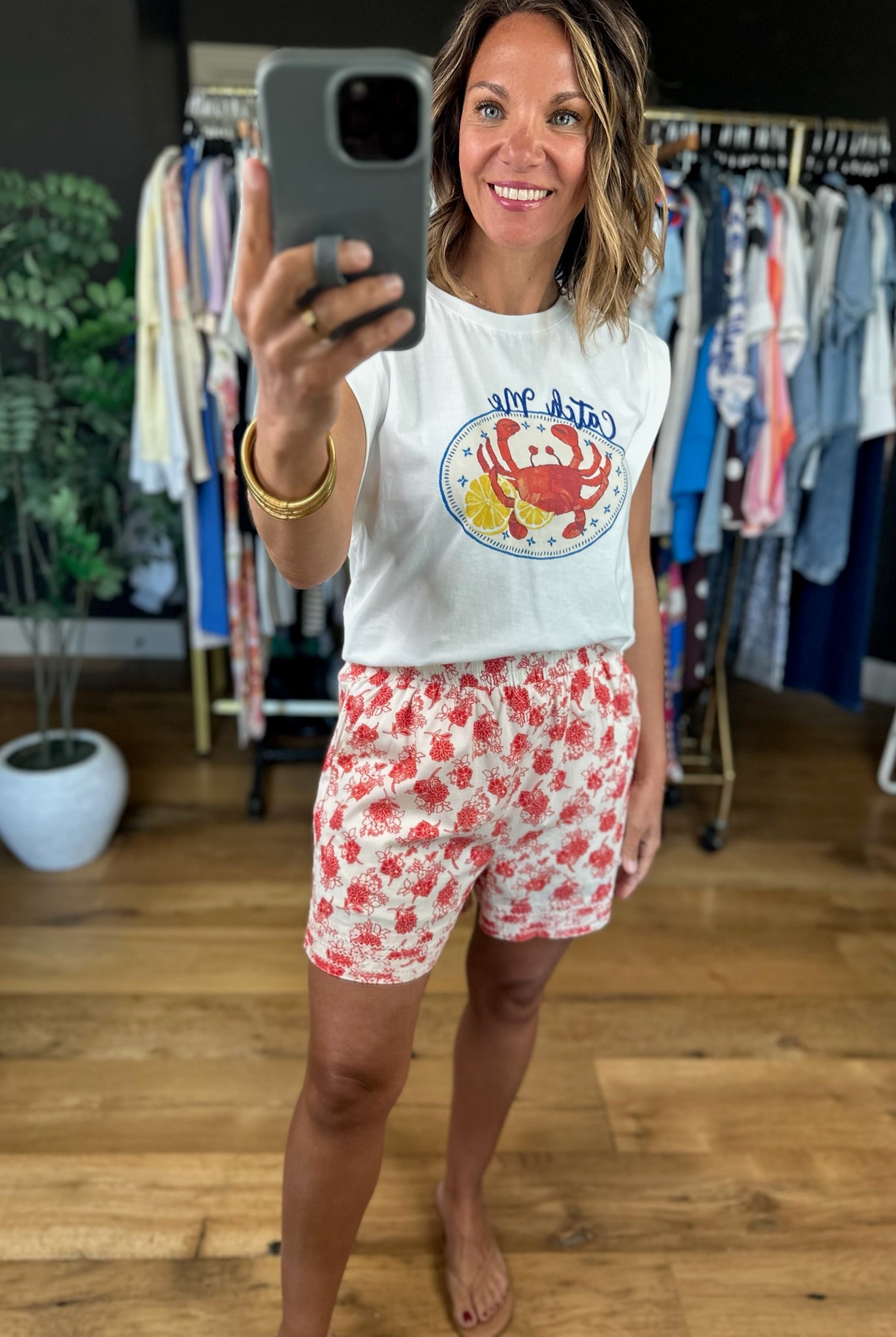 Set The Tone Floral Shorts-Shorts-Entro-Anna Kaytes Boutique, Women's Fashion Boutique in Grinnell, Iowa
