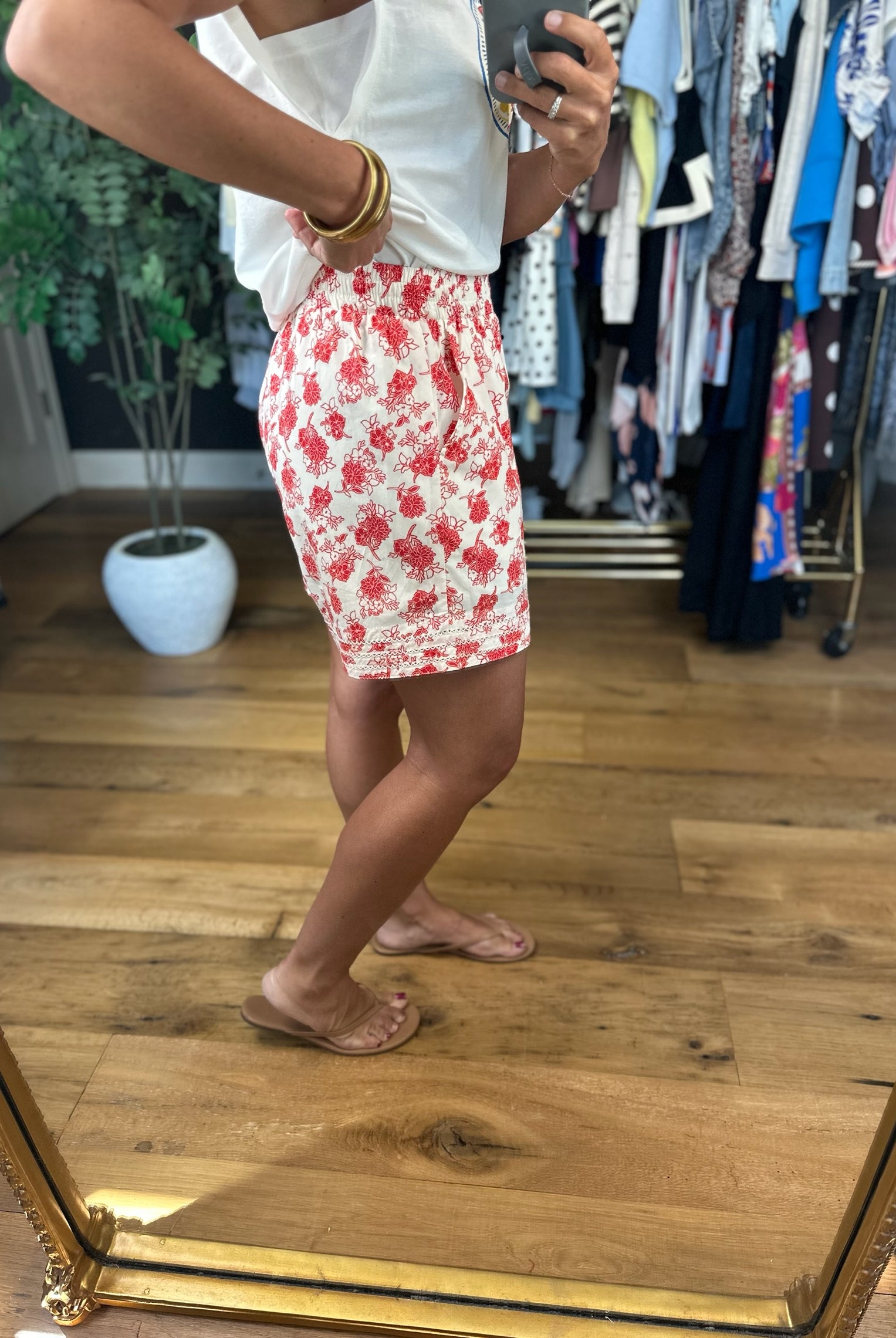 Set The Tone Floral Shorts-Shorts-Entro-Anna Kaytes Boutique, Women's Fashion Boutique in Grinnell, Iowa
