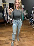 The Sutton 90's Vintage Boyfriend Crop Denim-Jeans-Vervet-Anna Kaytes Boutique, Women's Fashion Boutique in Grinnell, Iowa