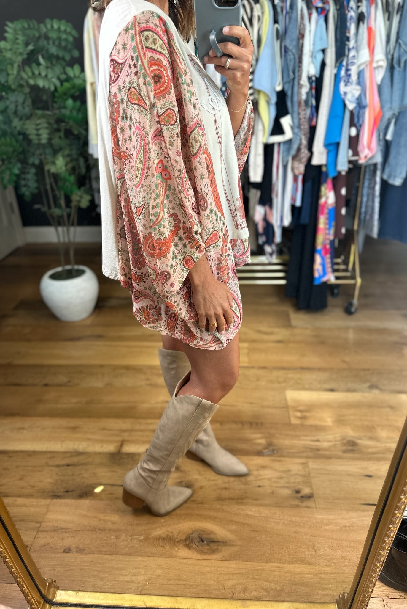 Nashville Handkerchief-Sleeve Top-Short Sleeves-Zutter-Anna Kaytes Boutique, Women's Fashion Boutique in Grinnell, Iowa