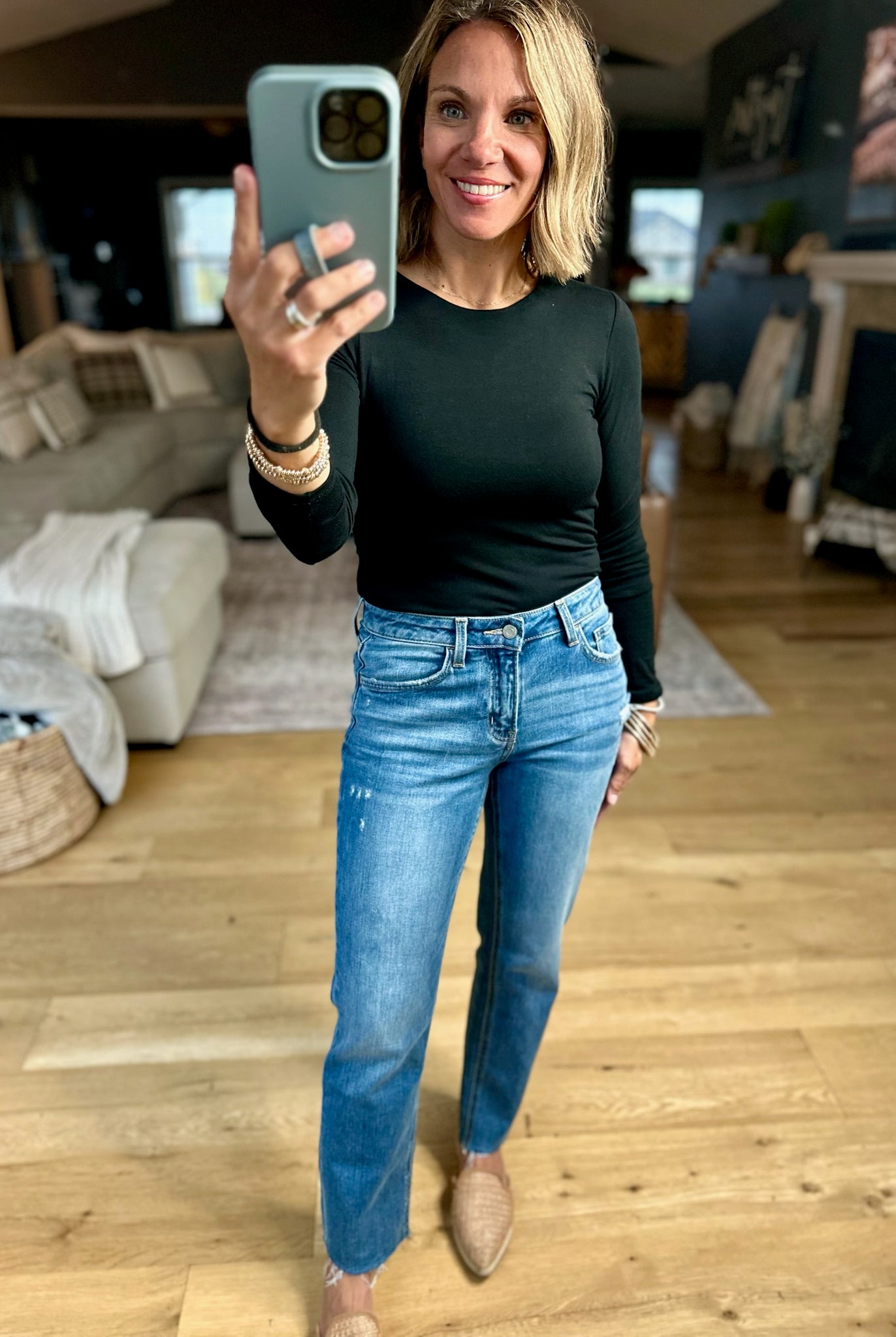 The Emily Mid-Rise Ankle Straight Denim-Vervet-Anna Kaytes Boutique, Women's Fashion Boutique in Grinnell, Iowa