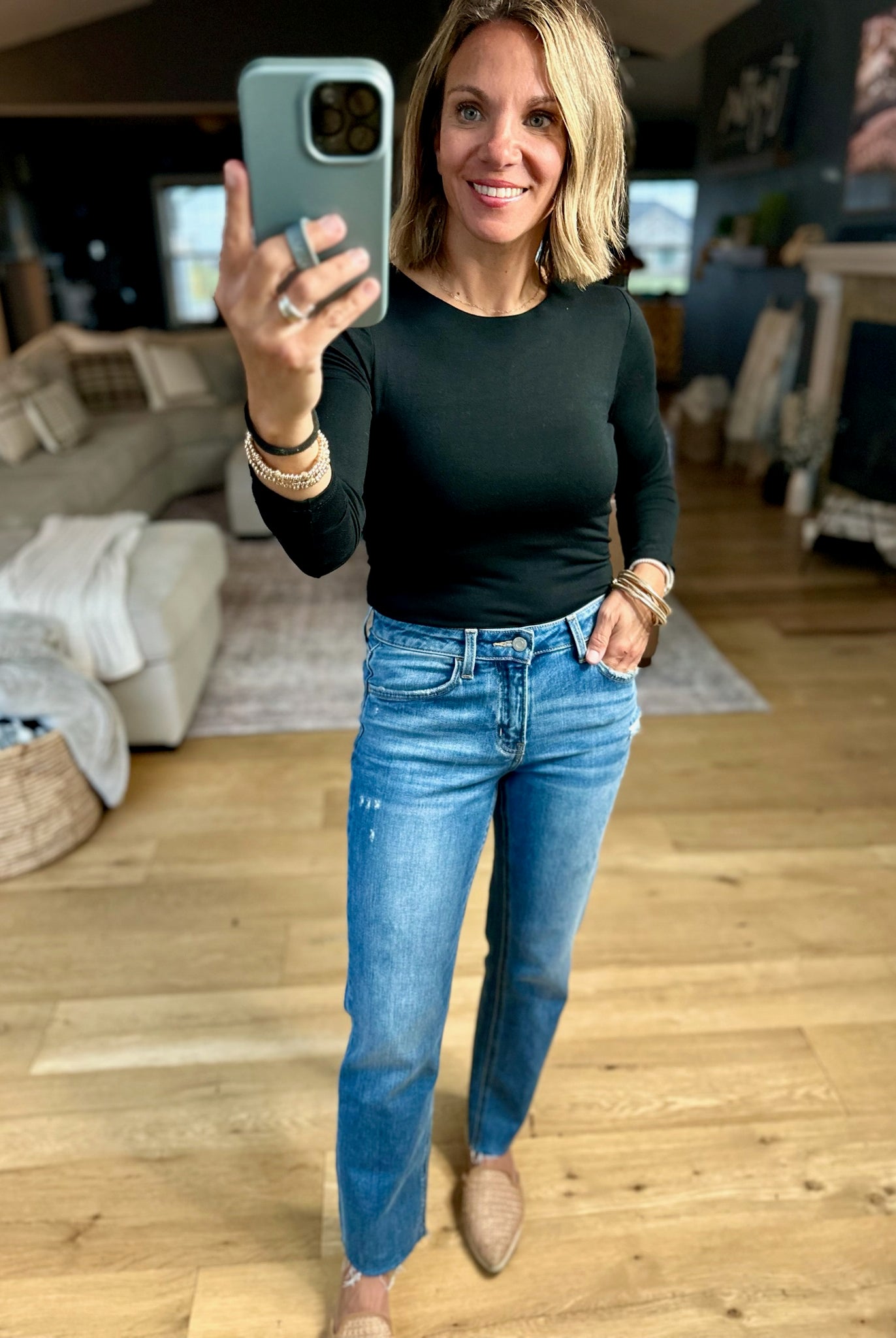 The Emily Mid-Rise Ankle Straight Denim-Vervet-Anna Kaytes Boutique, Women's Fashion Boutique in Grinnell, Iowa