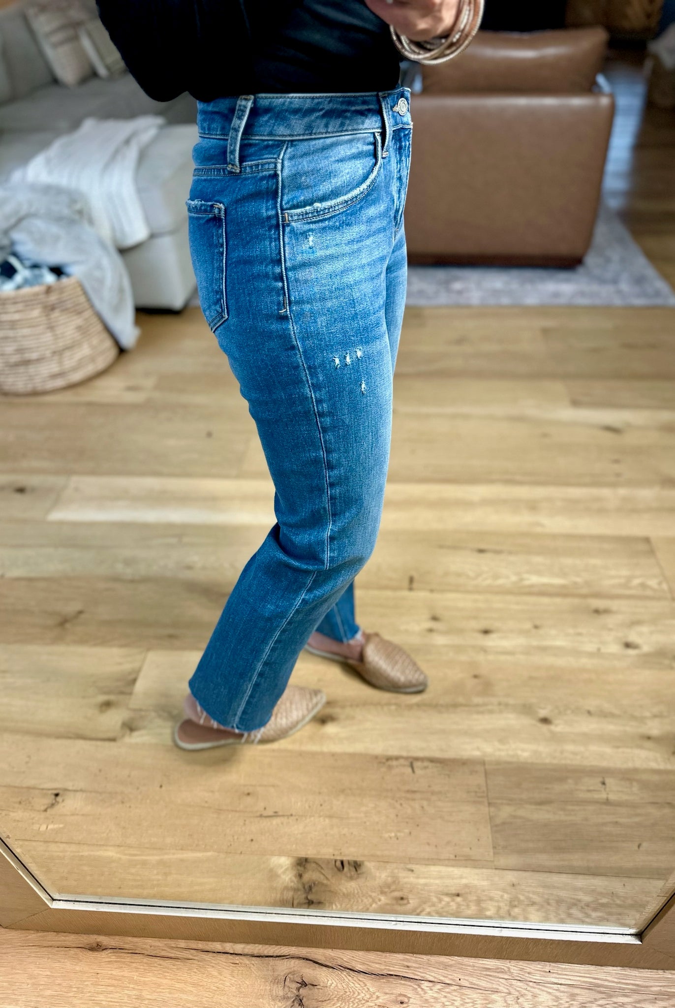 The Emily Mid-Rise Ankle Straight Denim-Vervet-Anna Kaytes Boutique, Women's Fashion Boutique in Grinnell, Iowa