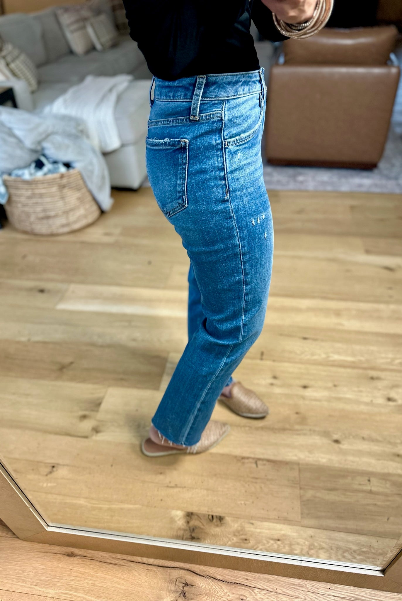 The Emily Mid-Rise Ankle Straight Denim-Vervet-Anna Kaytes Boutique, Women's Fashion Boutique in Grinnell, Iowa