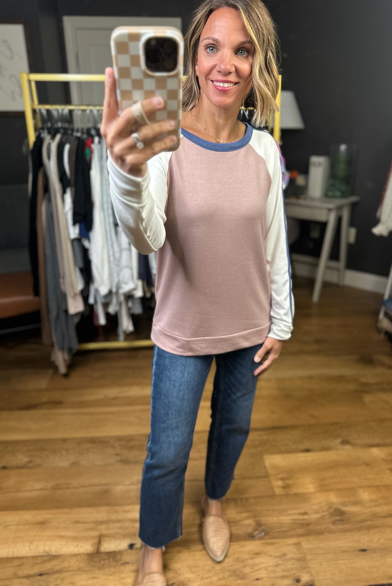 Sure Thing Color Block Long Sleeve Top - Multiple Options-Staccato-Anna Kaytes Boutique, Women's Fashion Boutique in Grinnell, Iowa