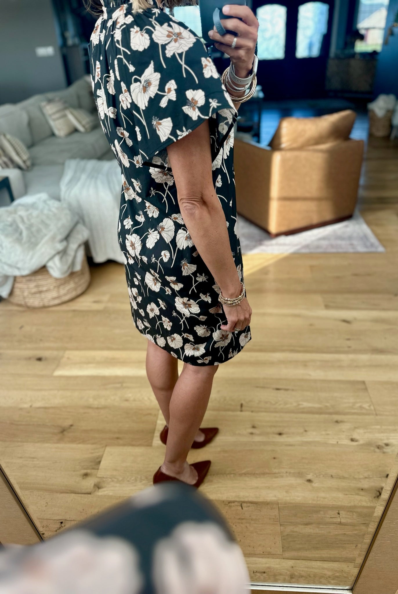 Looking To The Future Floral Dress-THML-Anna Kaytes Boutique, Women's Fashion Boutique in Grinnell, Iowa