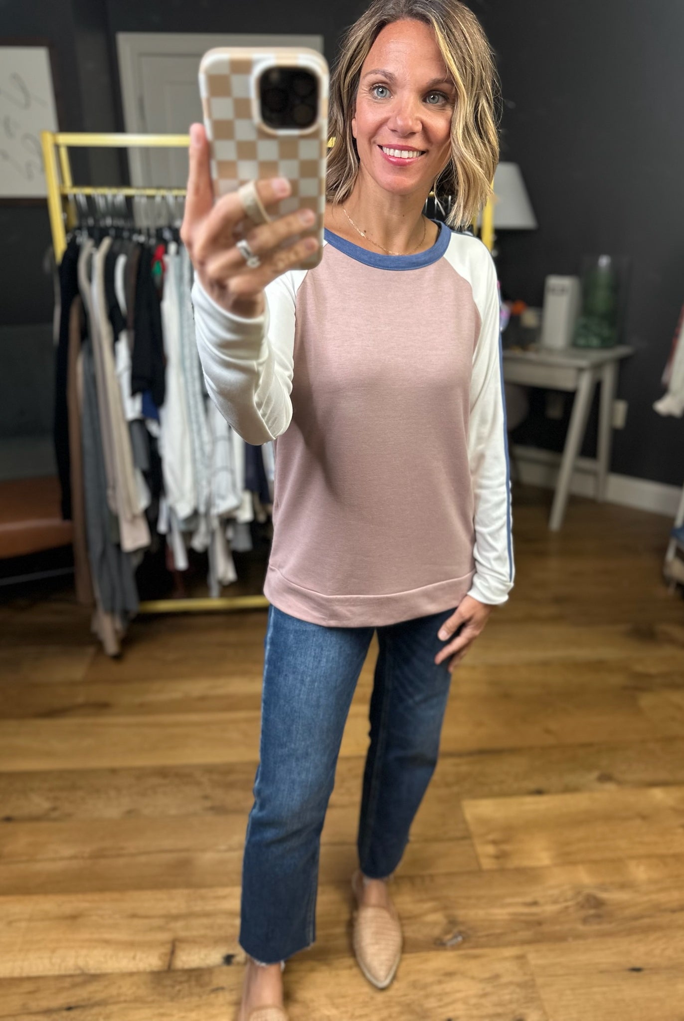 Sure Thing Color Block Long Sleeve Top - Multiple Options-Staccato-Anna Kaytes Boutique, Women's Fashion Boutique in Grinnell, Iowa