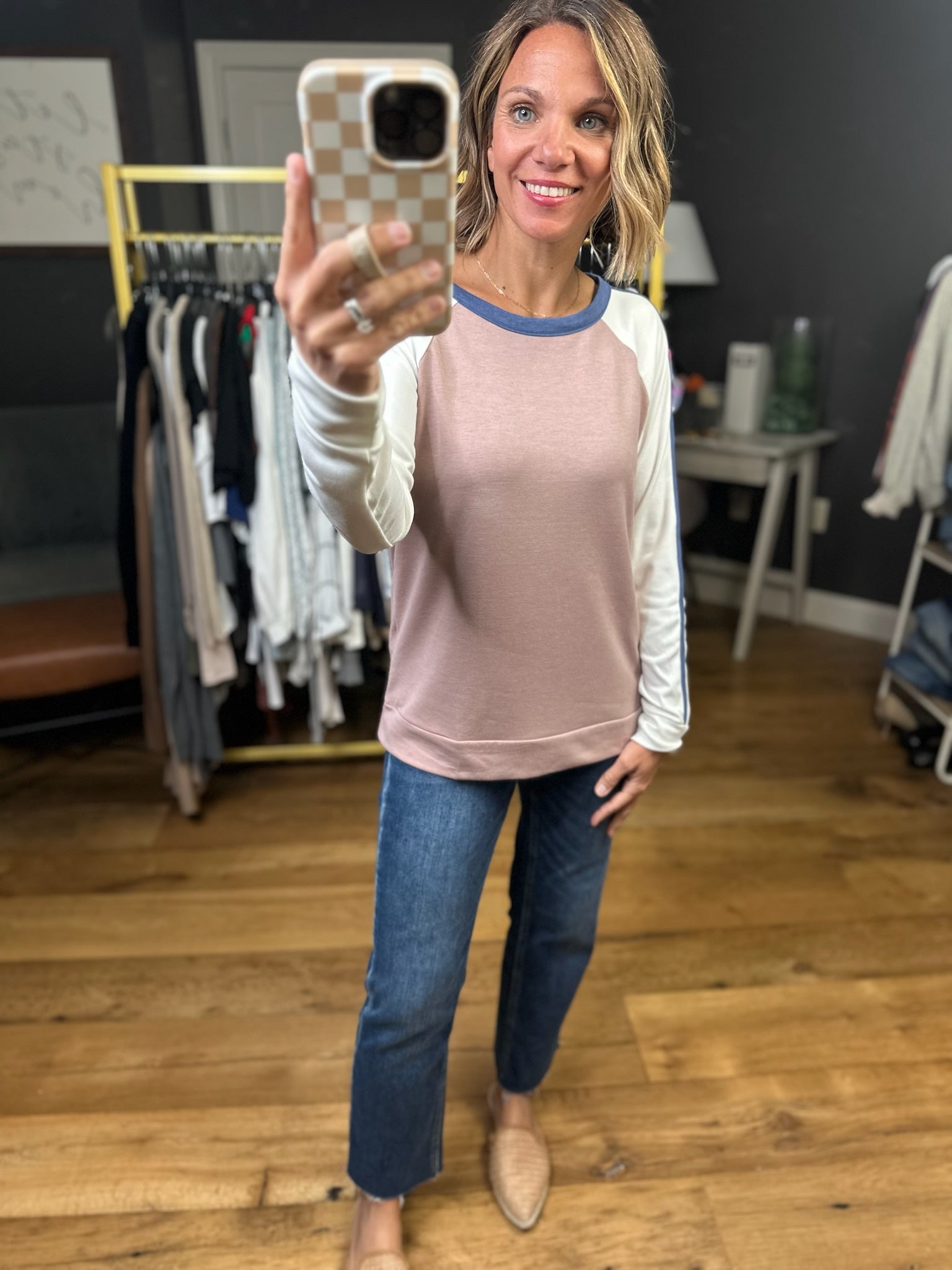 Sure Thing Color Block Long Sleeve Top - Multiple Options-Staccato-Anna Kaytes Boutique, Women's Fashion Boutique in Grinnell, Iowa