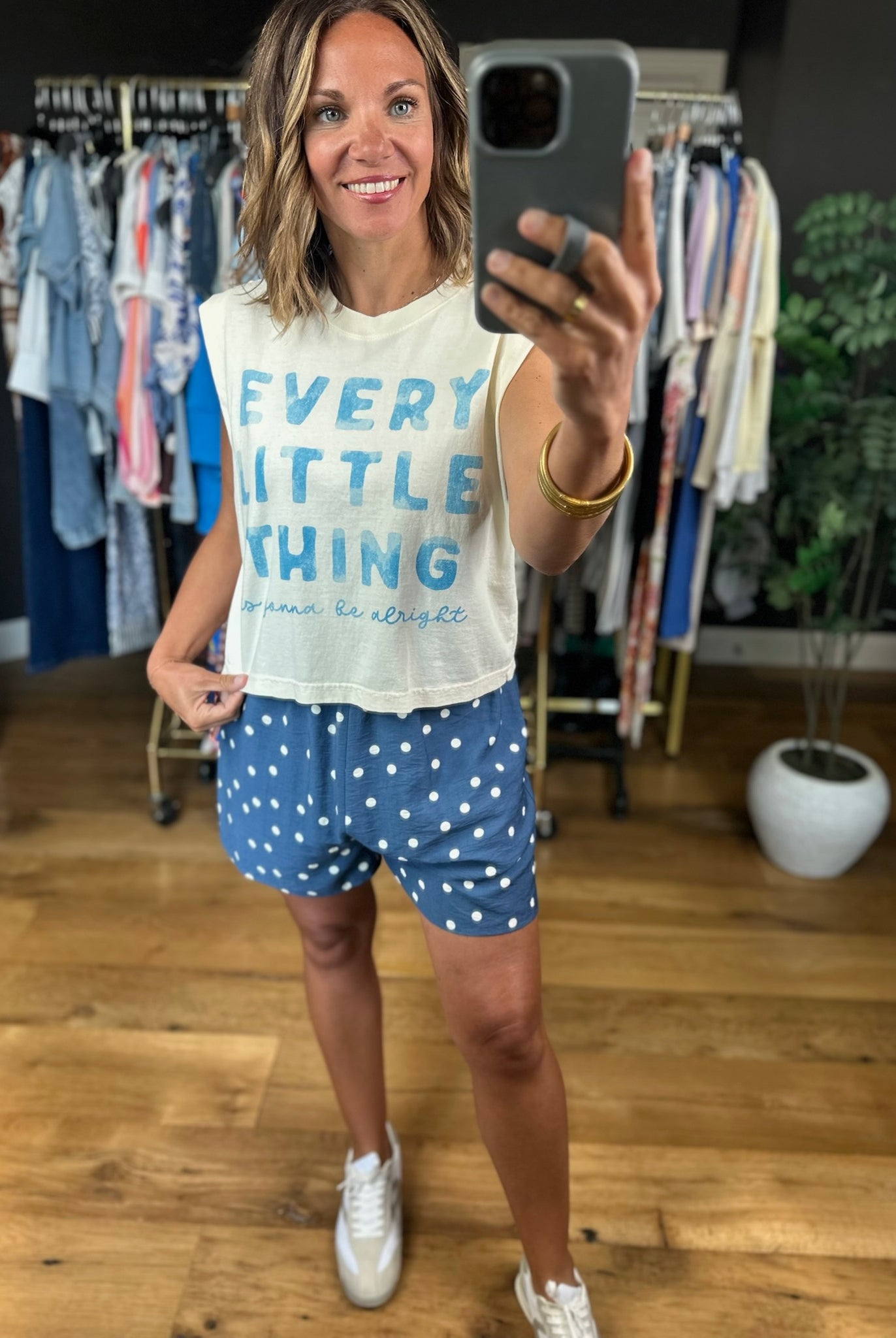 Every Little Thing Cropped Muscle Tank-Sleeveless-poppy & pine-Anna Kaytes Boutique, Women's Fashion Boutique in Grinnell, Iowa