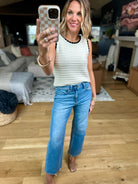 The Aleah High-Rise Slim Wide Crop Denim-Flying Monkey-Anna Kaytes Boutique, Women's Fashion Boutique in Grinnell, Iowa