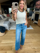The Aleah High-Rise Slim Wide Crop Denim-Flying Monkey-Anna Kaytes Boutique, Women's Fashion Boutique in Grinnell, Iowa