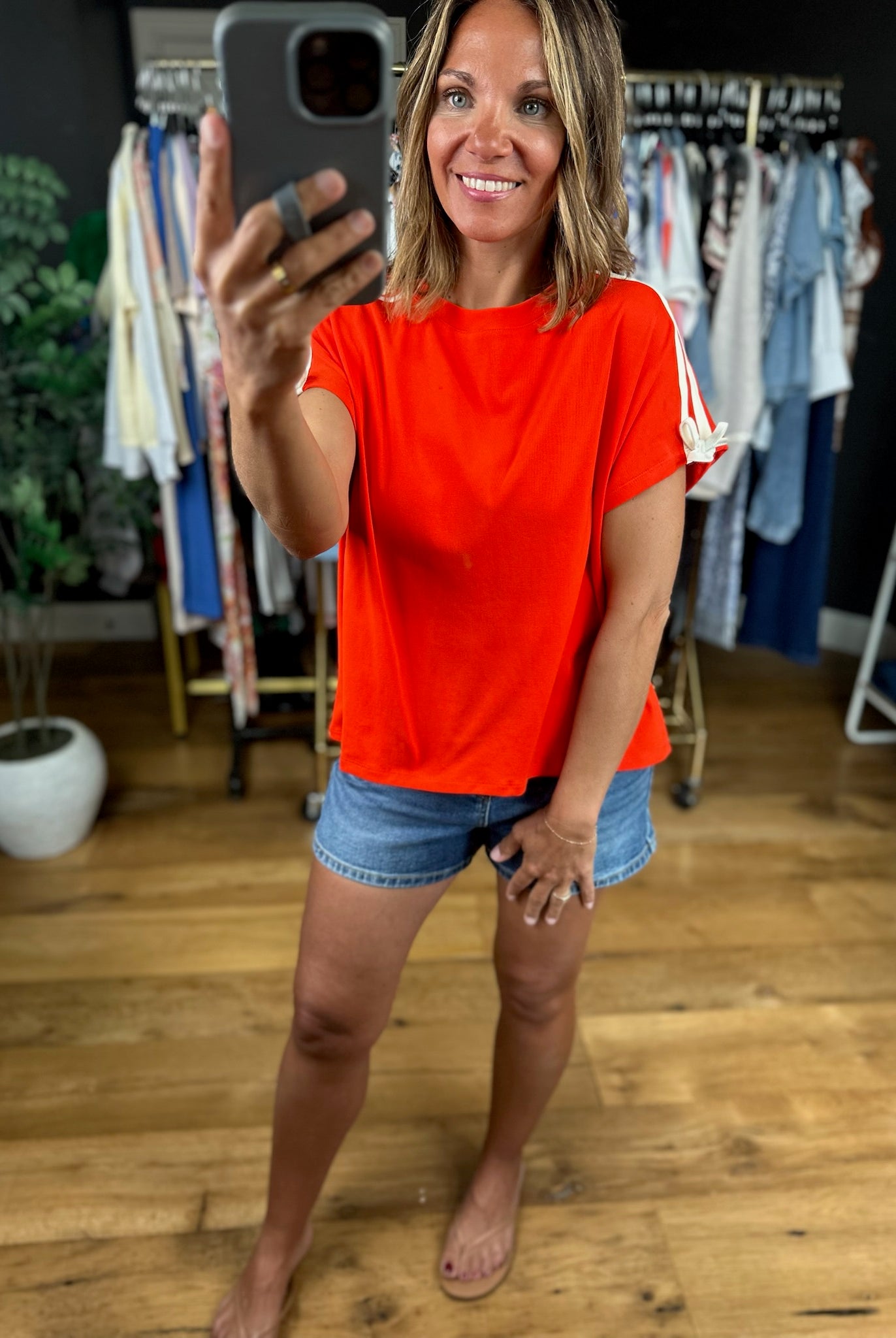 In My Feels Cotton Tee-Short Sleeves-Wishlist-Anna Kaytes Boutique, Women's Fashion Boutique in Grinnell, Iowa
