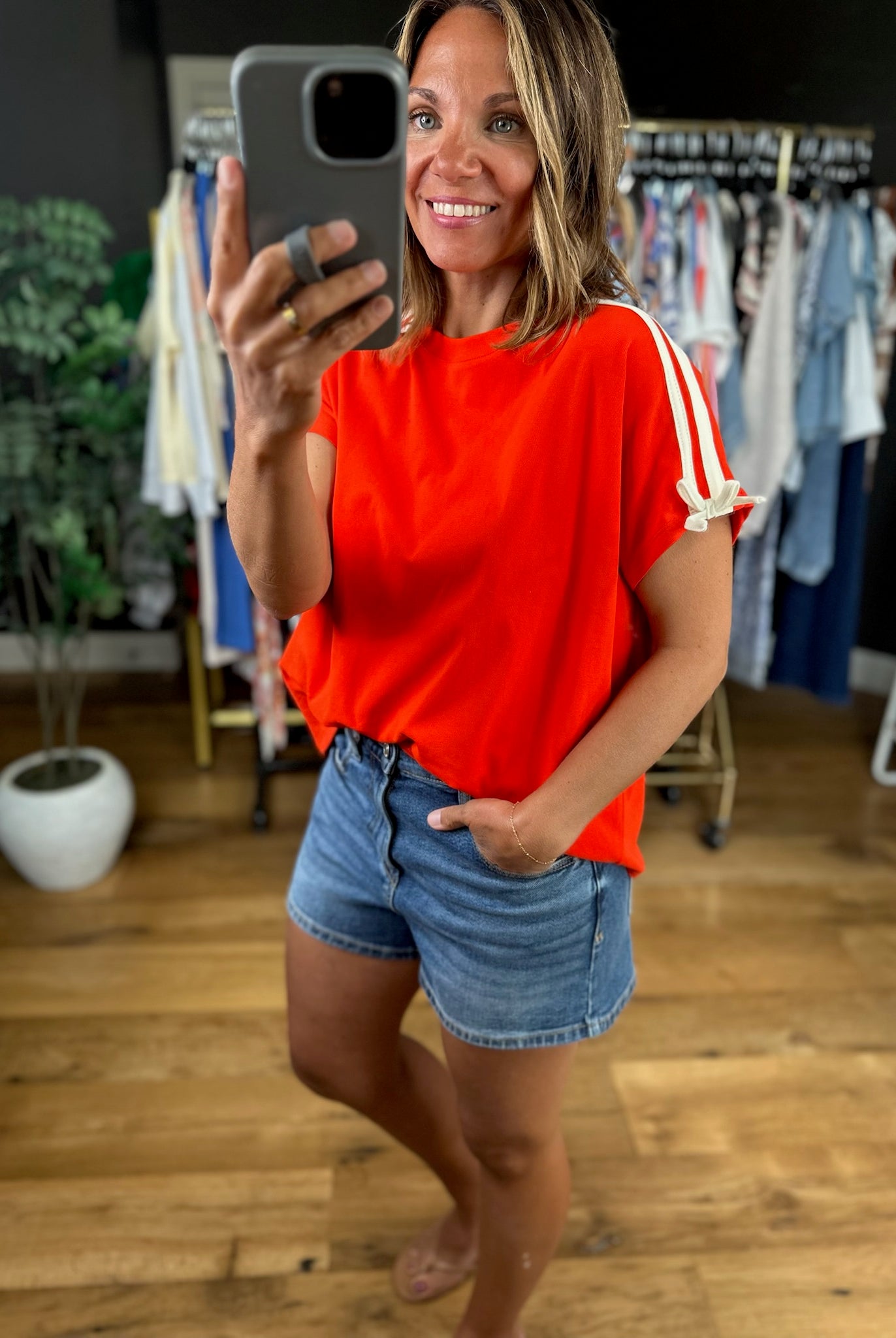 In My Feels Cotton Tee-Short Sleeves-Wishlist-Anna Kaytes Boutique, Women's Fashion Boutique in Grinnell, Iowa