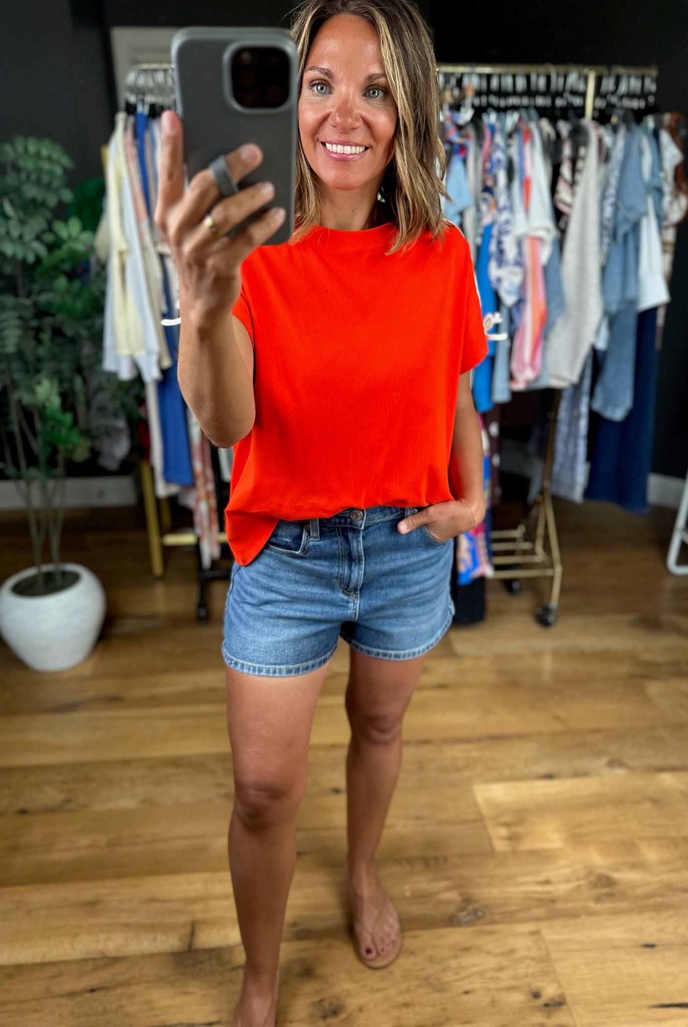 In My Feels Cotton Tee-Short Sleeves-Wishlist-Anna Kaytes Boutique, Women's Fashion Boutique in Grinnell, Iowa