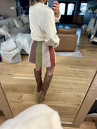 Everything Good Colorblock Skirt-Anniewear-Anna Kaytes Boutique, Women's Fashion Boutique in Grinnell, Iowa