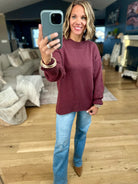 Higher Ground Knit Mock-Neck Sweater-Wishlist-Anna Kaytes Boutique, Women's Fashion Boutique in Grinnell, Iowa