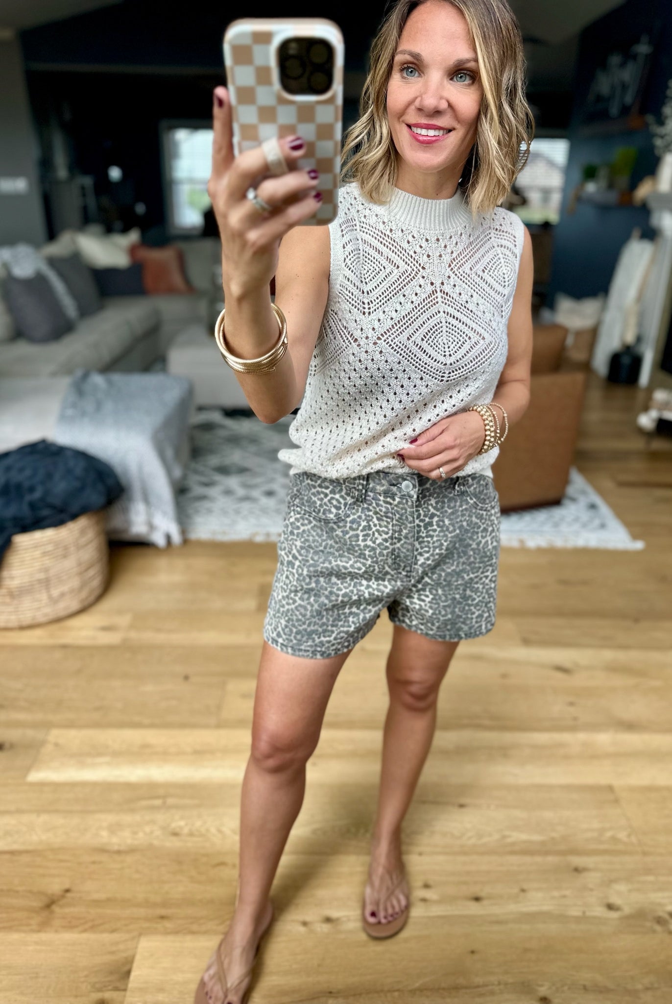 **The Jessica Leopard Print Shorts-Wishlist-Anna Kaytes Boutique, Women's Fashion Boutique in Grinnell, Iowa