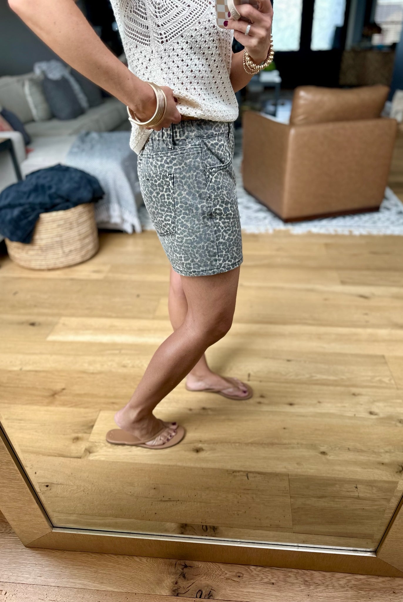 **The Jessica Leopard Print Shorts-Wishlist-Anna Kaytes Boutique, Women's Fashion Boutique in Grinnell, Iowa