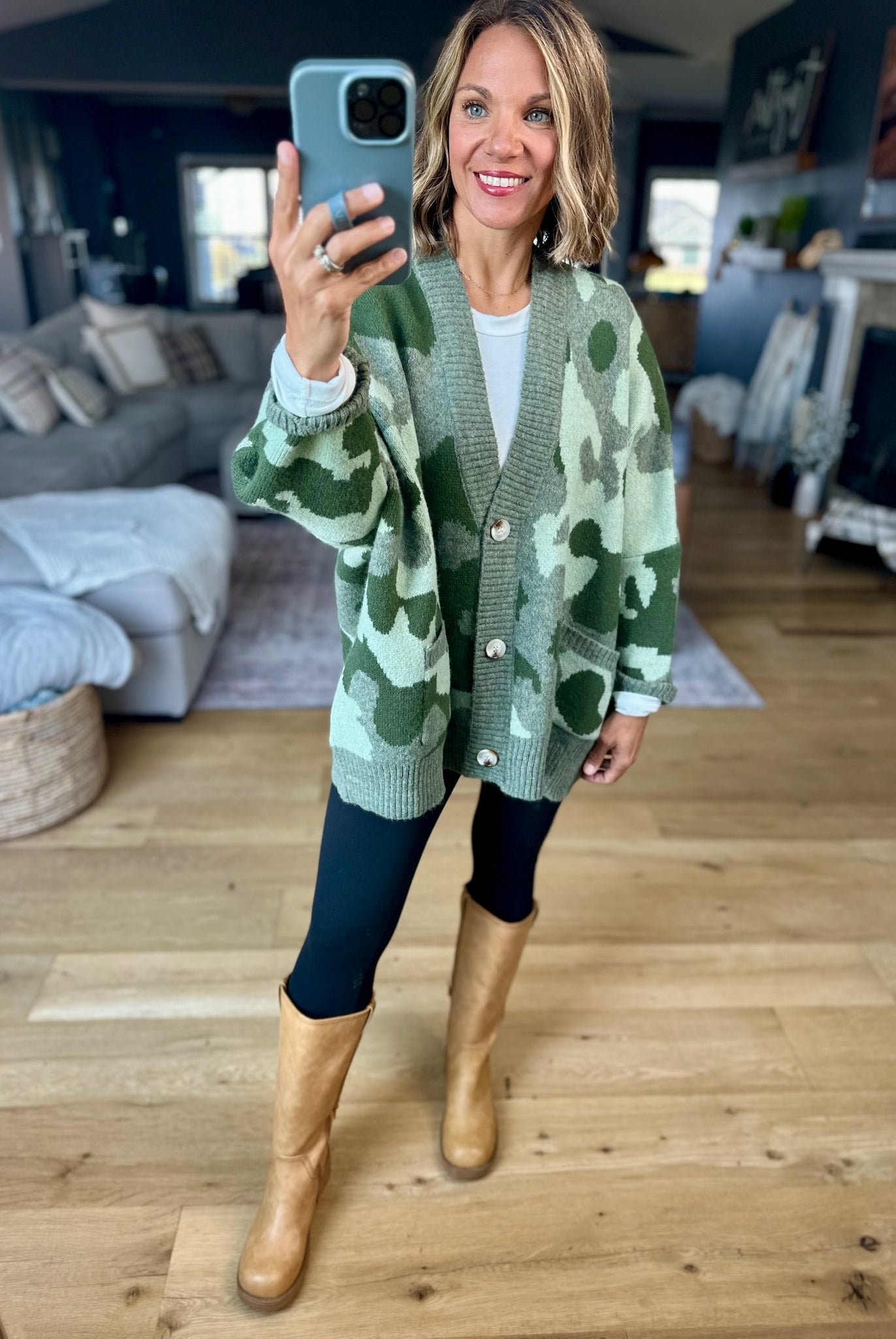 **Hidden Treasure Oversized Cardigan-sweater-Bucketlist-Anna Kaytes Boutique, Women's Fashion Boutique in Grinnell, Iowa