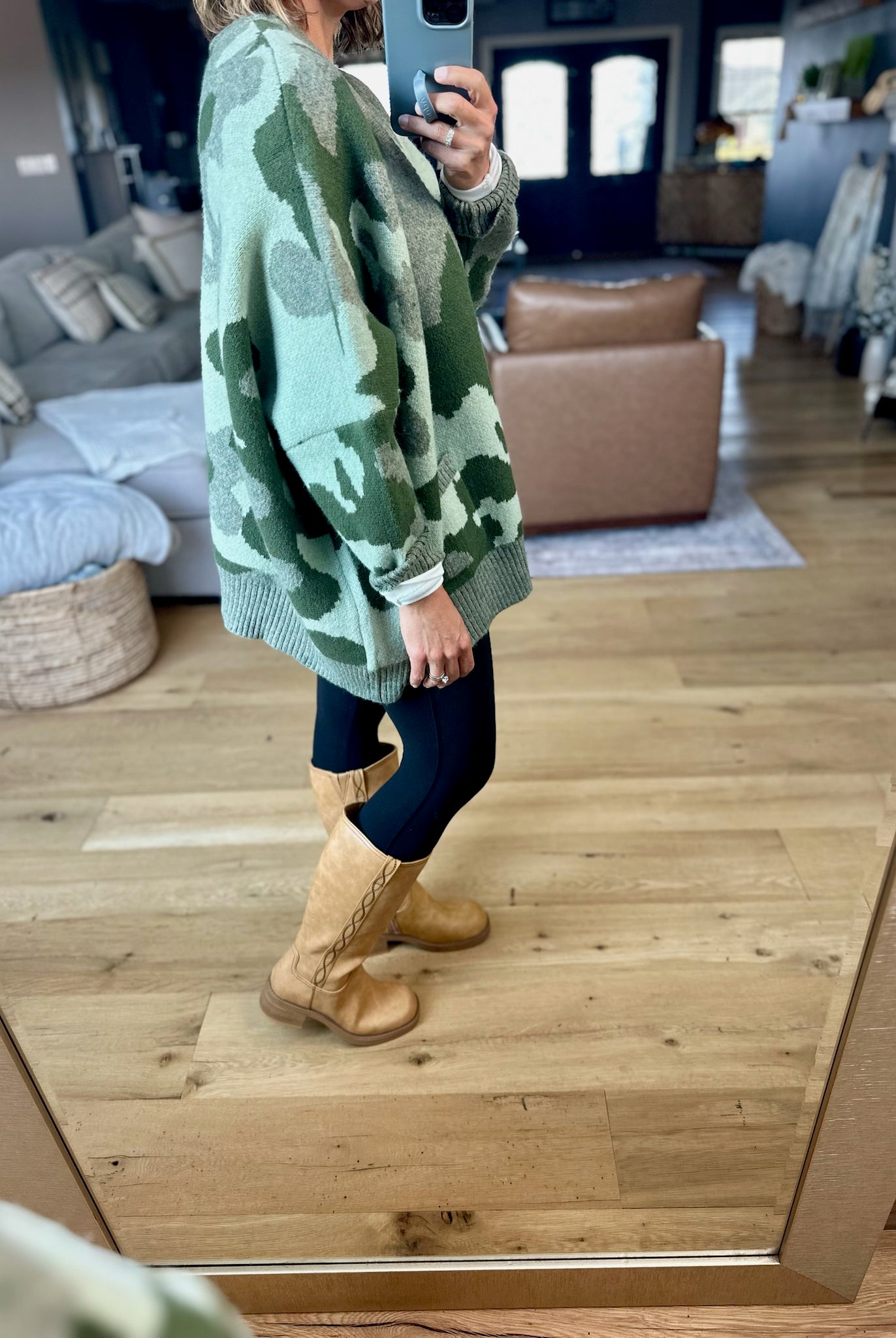 **Hidden Treasure Oversized Cardigan-sweater-Bucketlist-Anna Kaytes Boutique, Women's Fashion Boutique in Grinnell, Iowa