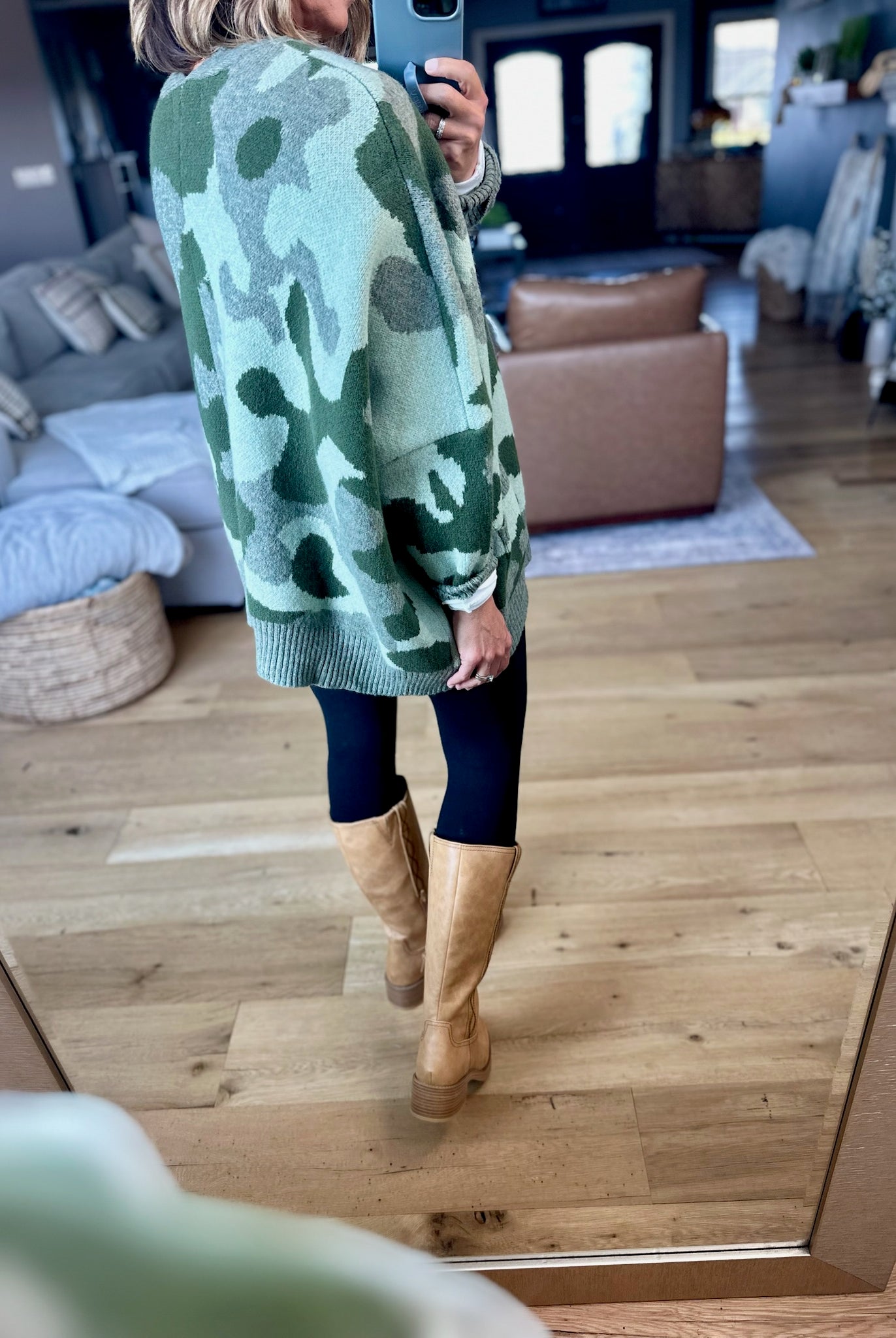 **Hidden Treasure Oversized Cardigan-sweater-Bucketlist-Anna Kaytes Boutique, Women's Fashion Boutique in Grinnell, Iowa