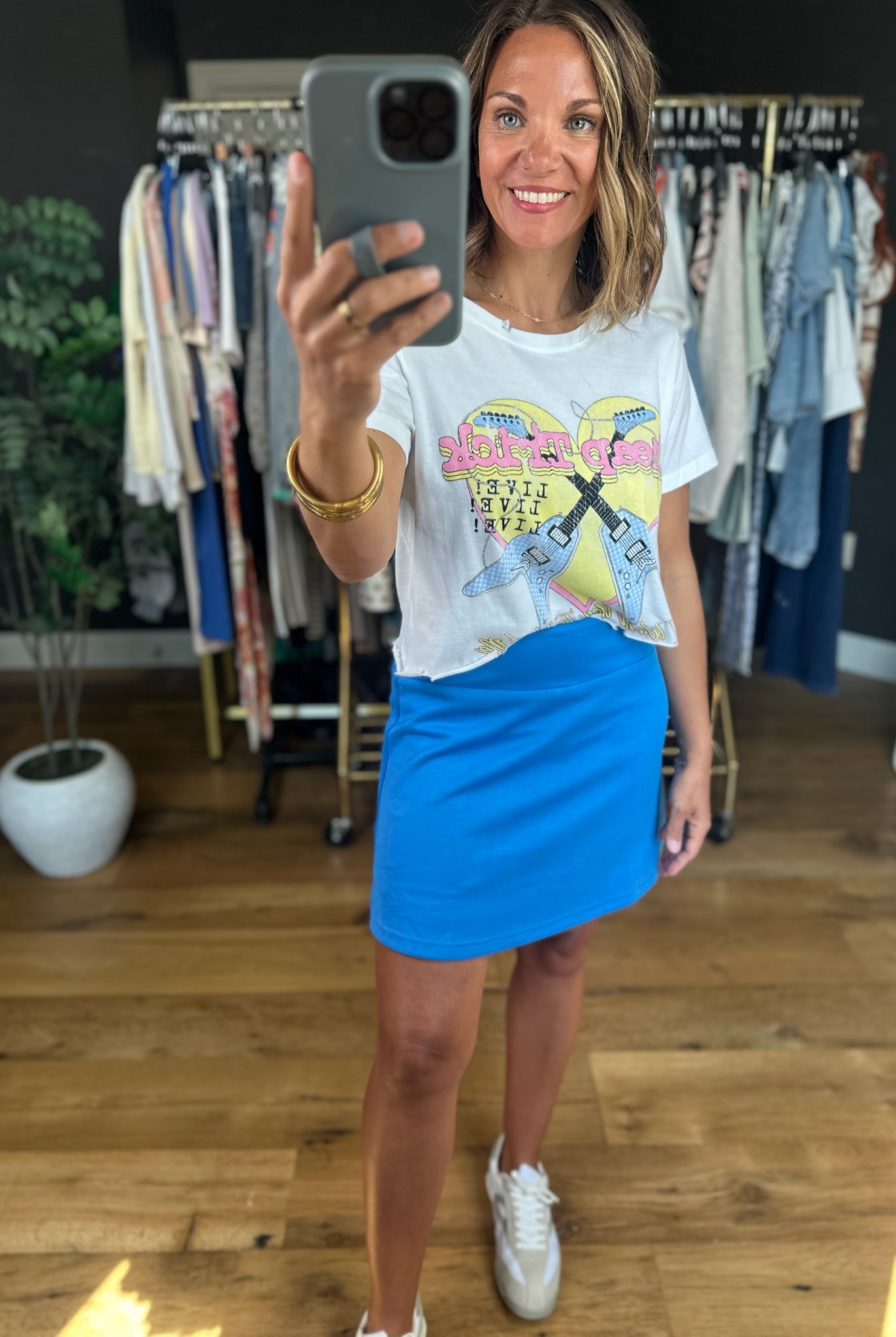 Fresh Air Feeling Skort-Skirts-Umgee-Anna Kaytes Boutique, Women's Fashion Boutique in Grinnell, Iowa