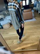 All My Attention Contrasting Plaid Button-Down Top-Aemi & Co-Anna Kaytes Boutique, Women's Fashion Boutique in Grinnell, Iowa
