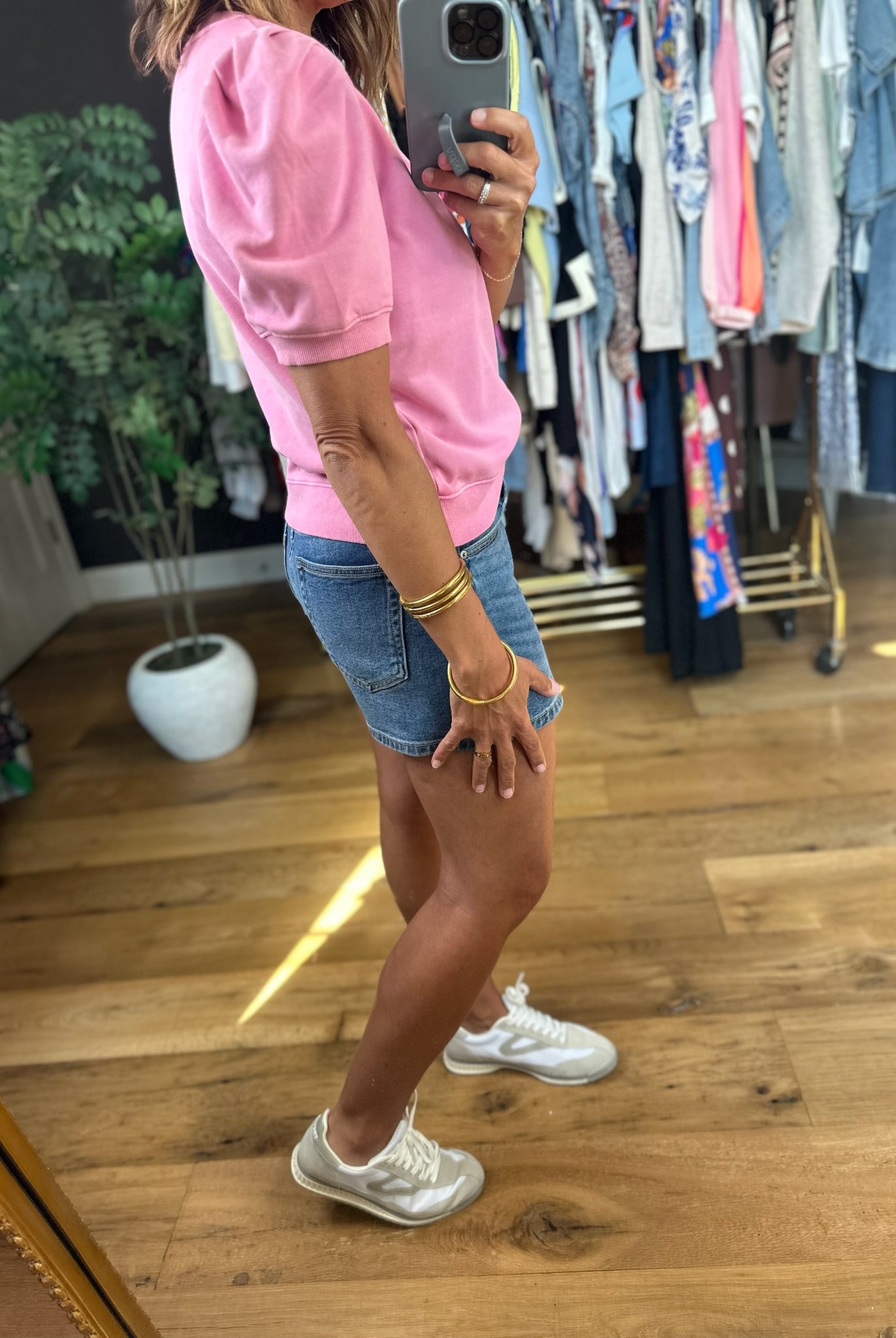 Living The Dream Mineral Wash Top-Short Sleeves-Fate-Anna Kaytes Boutique, Women's Fashion Boutique in Grinnell, Iowa