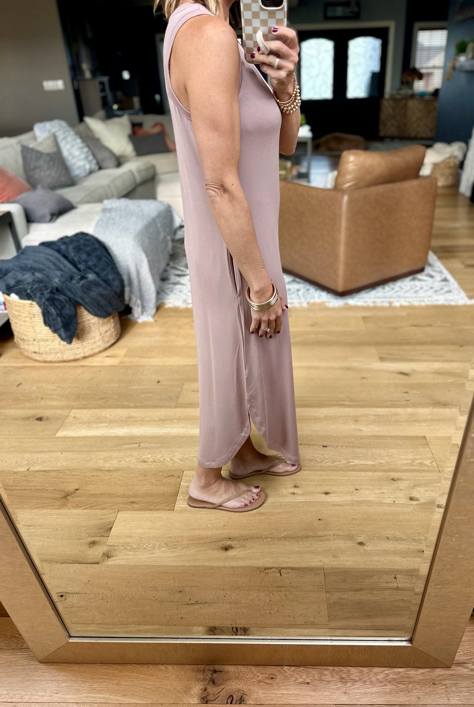 Make This Work Pocket Midi Dress - Mocha-Staccato-Anna Kaytes Boutique, Women's Fashion Boutique in Grinnell, Iowa