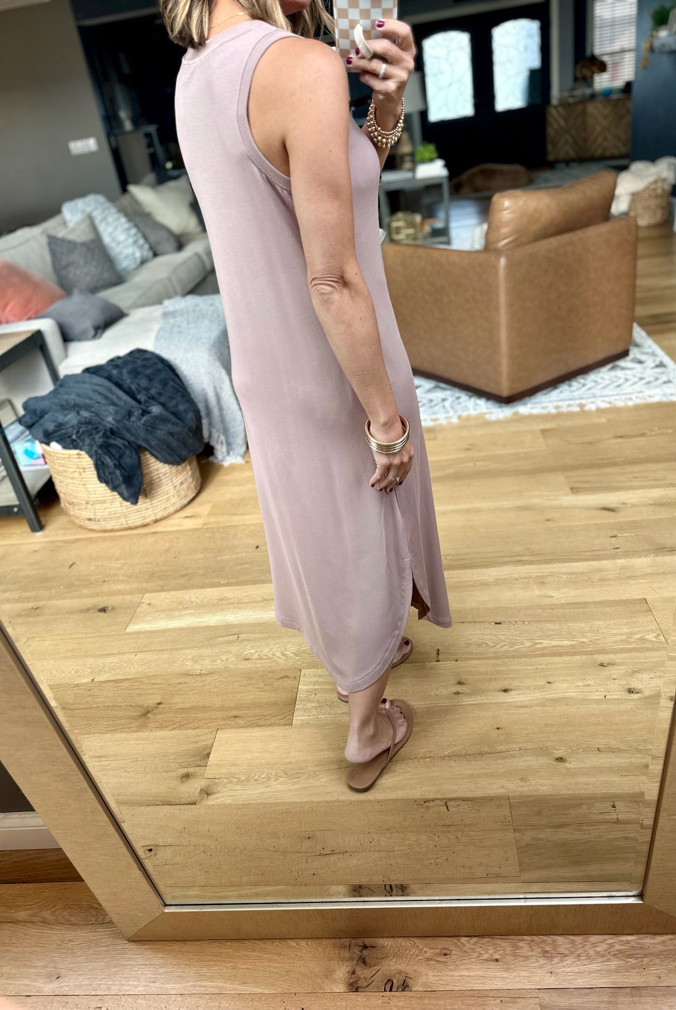 Make This Work Pocket Midi Dress - Mocha-Staccato-Anna Kaytes Boutique, Women's Fashion Boutique in Grinnell, Iowa