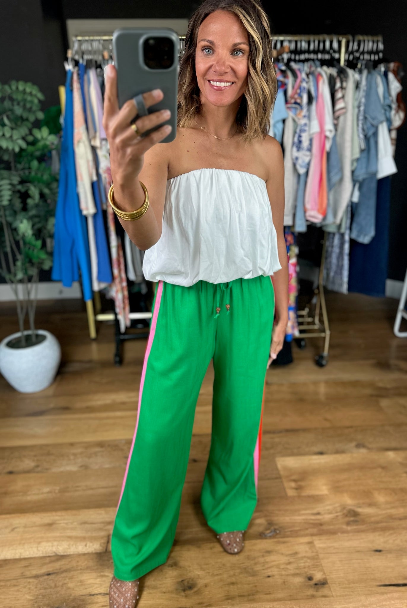 The Hailey Wide-Leg Pant-Pants-THML-Anna Kaytes Boutique, Women's Fashion Boutique in Grinnell, Iowa