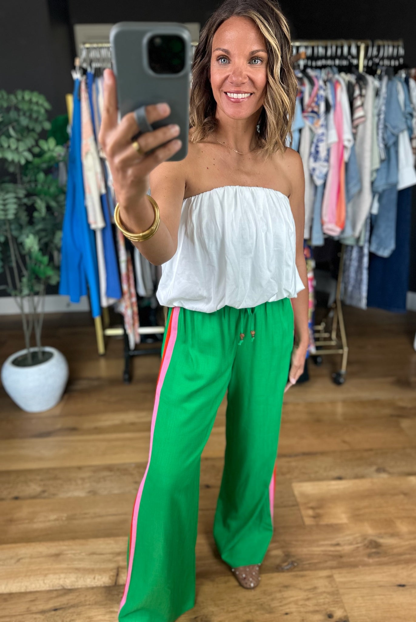 The Hailey Wide-Leg Pant-Pants-THML-Anna Kaytes Boutique, Women's Fashion Boutique in Grinnell, Iowa