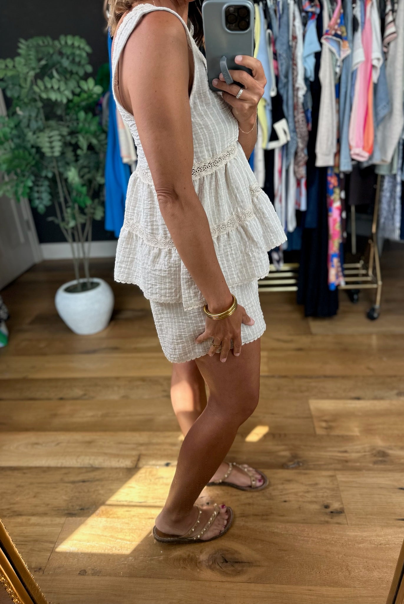 Summer Icon Lace-Detail Two-Piece Set-Two Piece Set-By Together-Anna Kaytes Boutique, Women's Fashion Boutique in Grinnell, Iowa