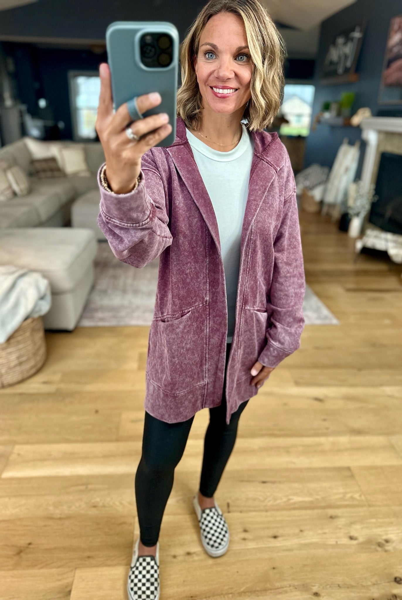 Rising Up Washed Pocket Cardigan-Staccato-Anna Kaytes Boutique, Women's Fashion Boutique in Grinnell, Iowa