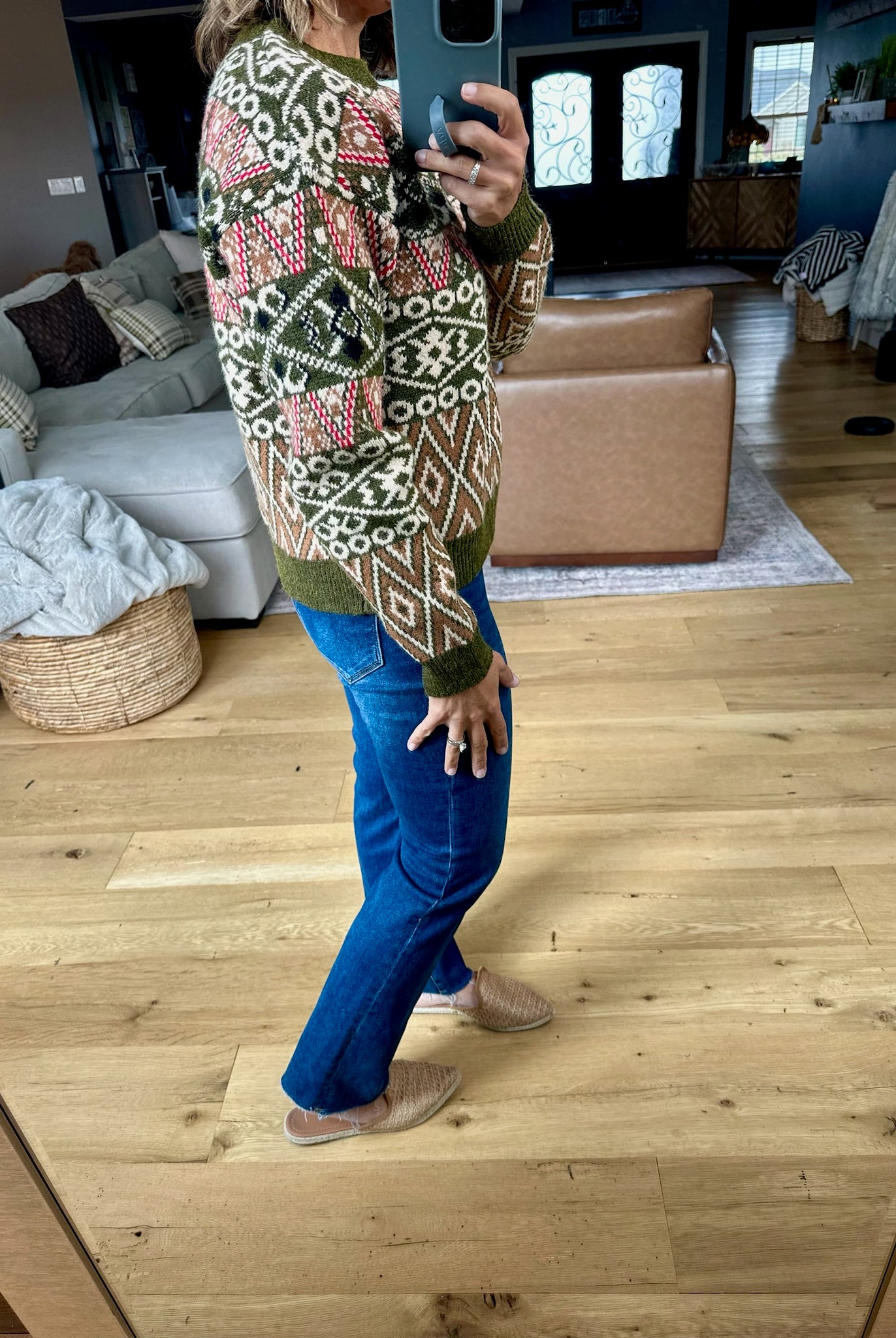 Style File Fair Isle Sweater-& Merci-Anna Kaytes Boutique, Women's Fashion Boutique in Grinnell, Iowa