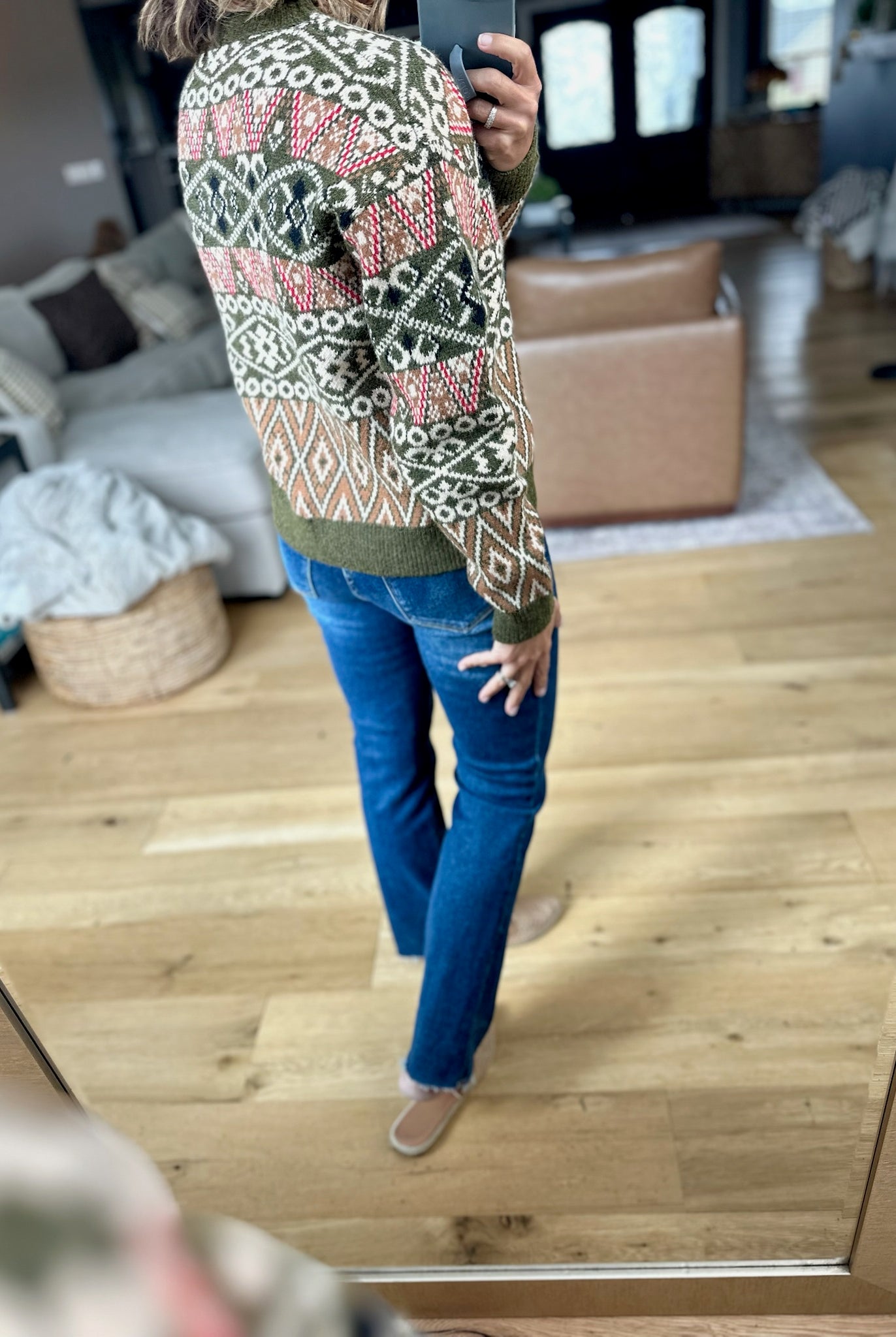 Style File Fair Isle Sweater-& Merci-Anna Kaytes Boutique, Women's Fashion Boutique in Grinnell, Iowa