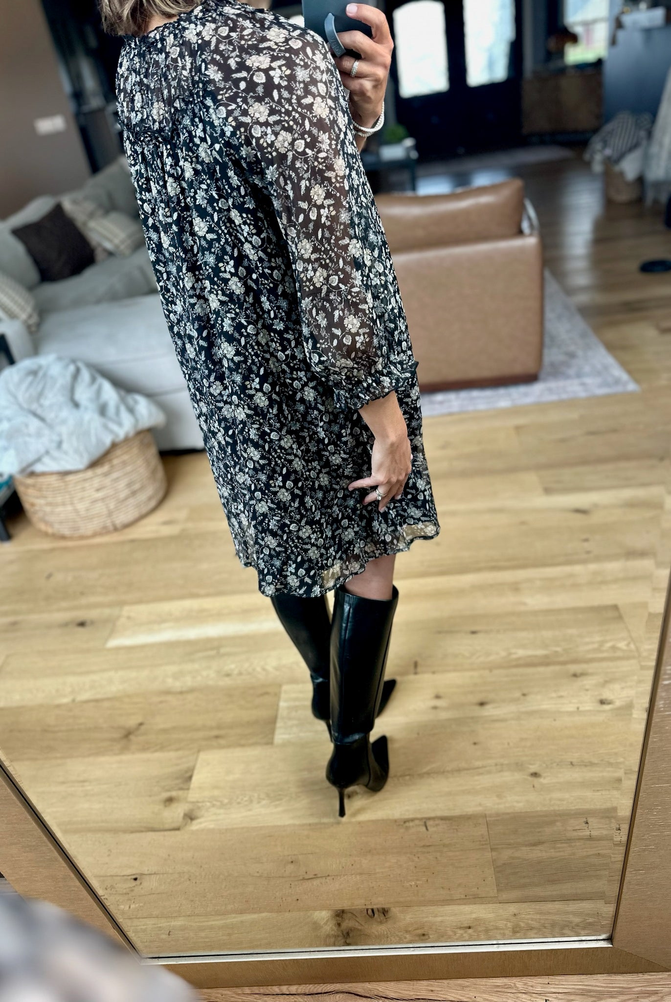 Provide For You Floral Dress-Wishlist-Anna Kaytes Boutique, Women's Fashion Boutique in Grinnell, Iowa