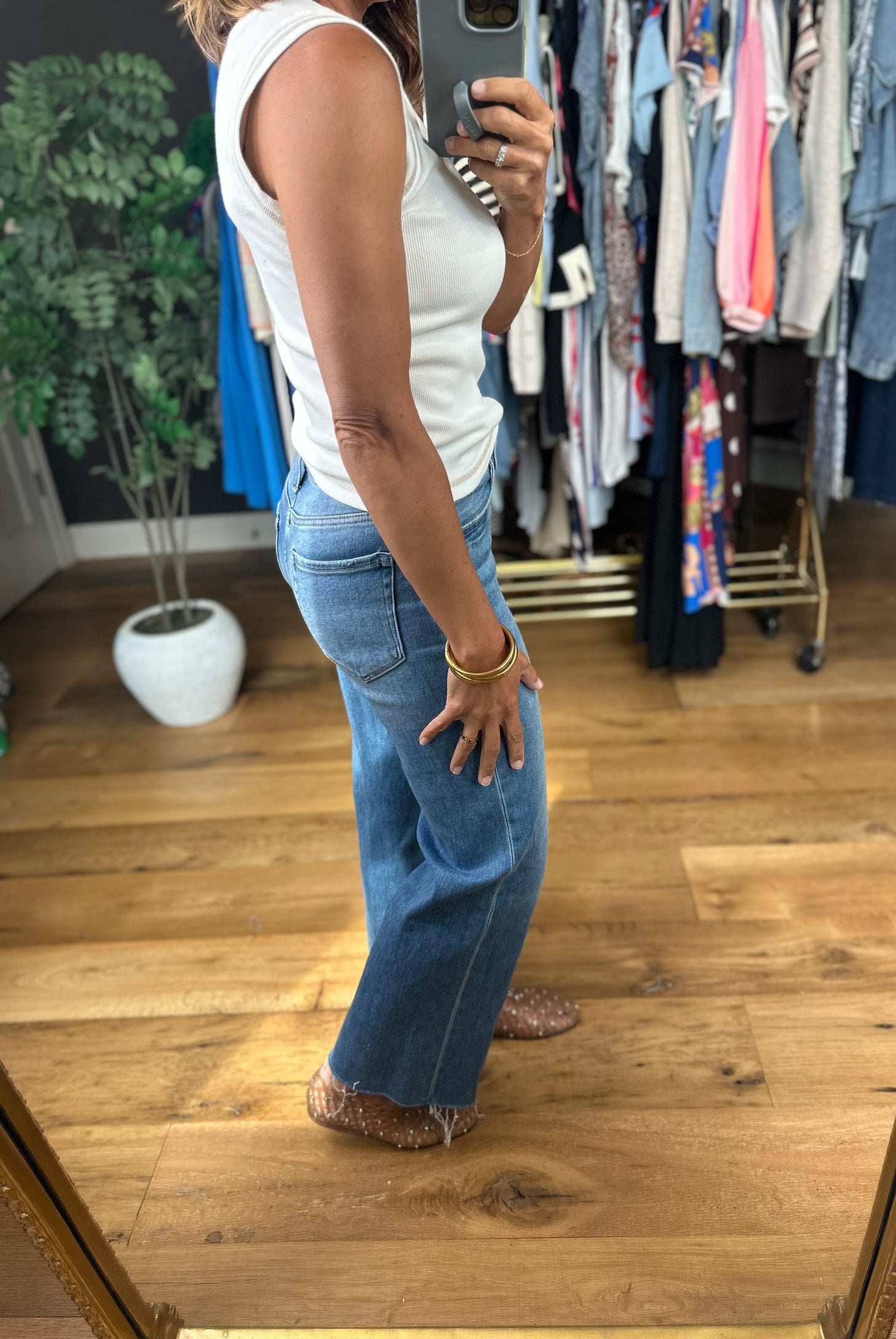Let It Be Ribbed Tank-Sleeveless-Blu Pepper-Anna Kaytes Boutique, Women's Fashion Boutique in Grinnell, Iowa