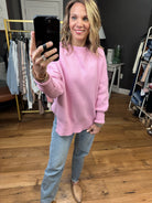 Quick Decision Ribbed Sweater With Side-Slit Detail - Multiple Options-Sweaters-Miracle F135-Anna Kaytes Boutique, Women's Fashion Boutique in Grinnell, Iowa