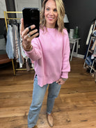 Quick Decision Ribbed Sweater With Side-Slit Detail - Multiple Options-Sweaters-Miracle F135-Anna Kaytes Boutique, Women's Fashion Boutique in Grinnell, Iowa