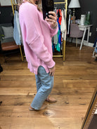 Quick Decision Ribbed Sweater With Side-Slit Detail - Multiple Options-Sweaters-Miracle F135-Anna Kaytes Boutique, Women's Fashion Boutique in Grinnell, Iowa